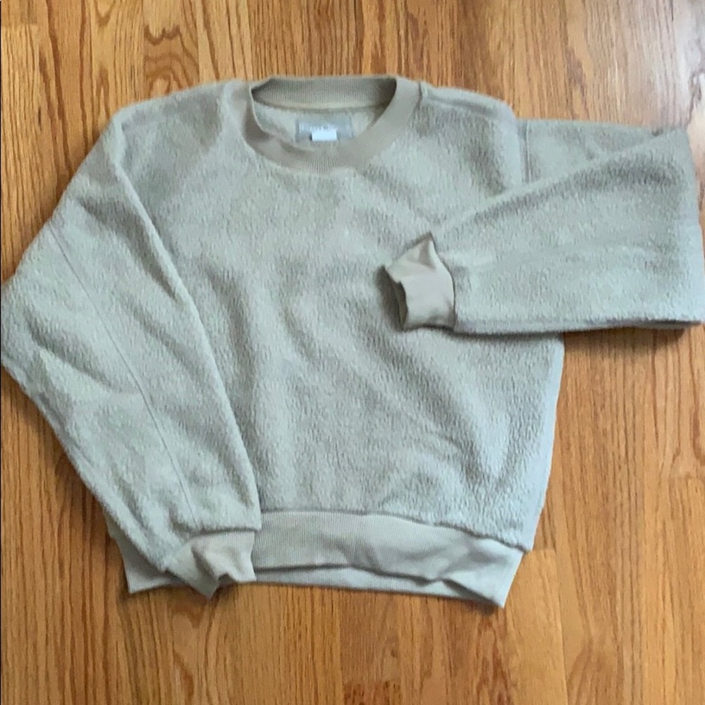 Everlane Renee Fleece in Oat SiZE XS